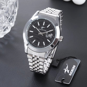 Orologio Cronografo da <span class=keywords><strong>Uomo</strong></span> Premium con Motivo Speciale, Calendario in Vetro, Luminoso, Cinturino in Acciaio Inossidabile, Movimento al Quarzo - Product Image 2