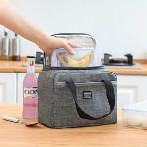 Vente en gros de sac à lunch Oxford portable personnalisé préparation de <span class=keywords><strong>repas</strong></span> de voyage isotherme pour pique-nique enfants <span class=keywords><strong>glacière</strong></span> douce garder au chaud petites canettes personnalisées - Product Image 6