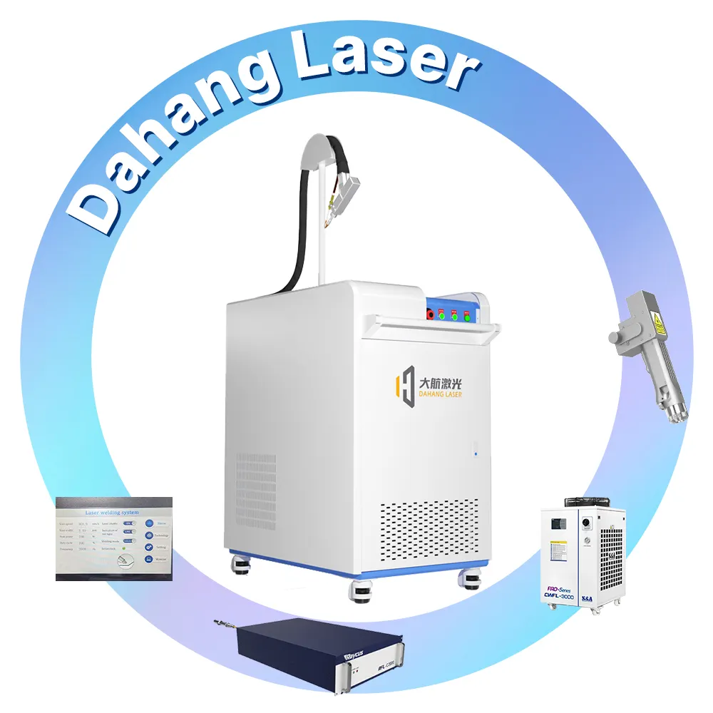 Mesin pembersih laser otomatis, peralatan industri laser pembersih RAYCUS/MAX 1500w 2000w menghilangkan oksida cat karat