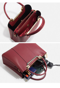 Sac fourre-tout de luxe en cuir PU pour femme, sac à bandoulière, sac à main de créateur personnalisé pour dames - Product Image 3