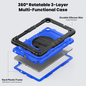 Funda con Soporte Giratorio 360° a Prueba <span class=keywords><strong>de</strong></span> Golpes para <span class=keywords><strong>Tablet</strong></span> <span class=keywords><strong>Samsung</strong></span> Tab A9 8.7 X110 X115 - Product Image 3