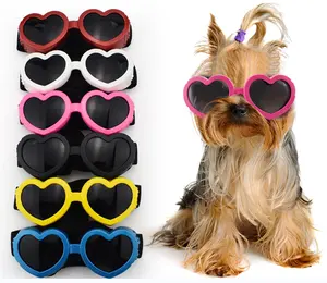 Hot sale Adjustable Dog Glasses Pet Accessories Foldable Summer Windproof Sunscreen UV Small Dog for Dogs Sun Glass