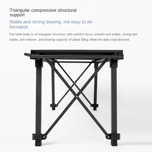 โต๊ะแคมป์ปิ้งอเนกประสงค์ <span class=keywords><strong>Vidalido</strong></span> Iron IGT Tactical Outdoor แบบพกพา แยกส่วนได้ ยกสูงได้ พับได้ ผลิตในจีน - Product Image 4