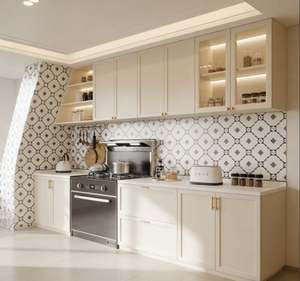 High Quality Outdoor Stainless Steel Kitchen <b>Cabinet</b> with Acrylic Faucet Drawer Slide Hinge and Sink for Villas Factory Price - Product Image 3