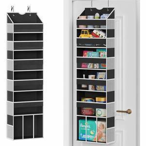 6 <b>Shelf</b> Over Door Organizer 50LB Load Behind Storage Hanging Over the Door Organizer - Product Image 4