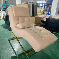 Table de massage moderne incurvée avec matelas en mousse, fauteuil inclinable Tophatter, chaise longue pour extensions de cils, table de massage