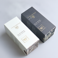 Boîte à fermeture automatique en papier coton personnalisé avec film holographique pour emballage cosmétique de toner AHA