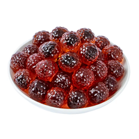 Boules d'aubépine fourrées, emballées individuellement, saveur fruitée, pour enfants et collègues, vente en gros