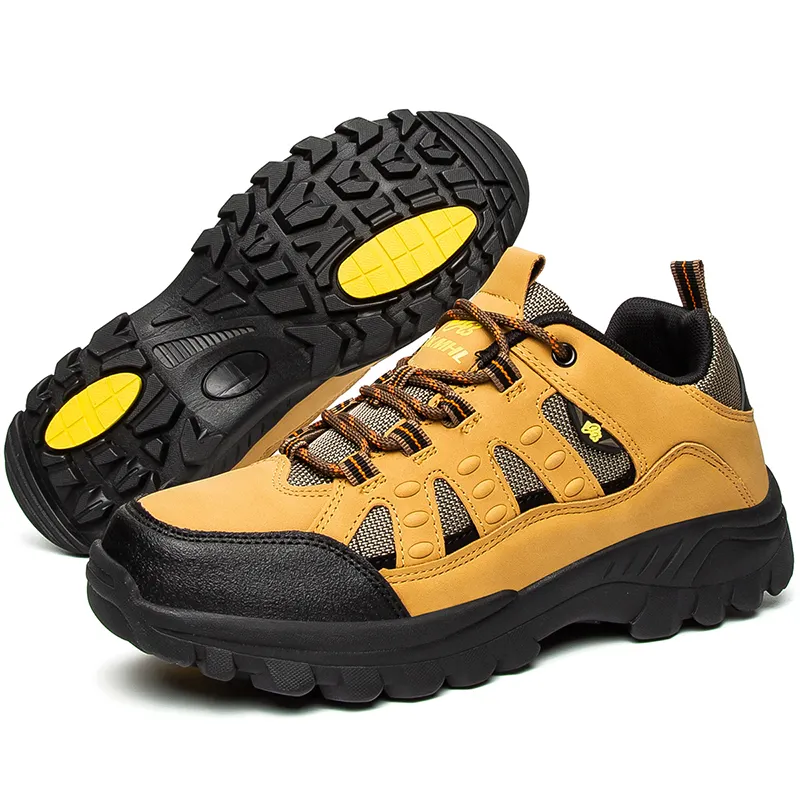 Wild Fun Work Out Gym Exercise Leather Comfortable Men Hiking Shoes Sneakers Trekking Shoes