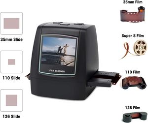 Scanner de films et diapositives tout-en-un 22MP, convertit les films/sides/négatifs 35mm, 135, 110, 126, <span class=keywords><strong>Super</strong></span> <span class=keywords><strong>8</strong></span> en photos numériques JPG, capteur CMOS - Product Image 2