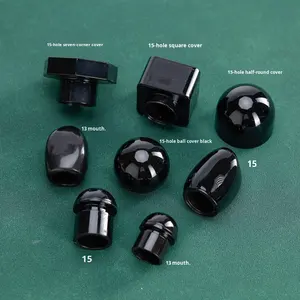 Bouchon de flacon de parfum en gros, vaporisateur cosmétique, couvercle noir, flacon en verre, résine PP, emballage en plastique, soins de la peau - Product Image 3