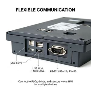 Delta DOP-107BV Pantalla Táctil HMI de 7 Pulgadas 800x480 RS-232/RS-485 USB para PLC Automatización Industrial - Product Image 3