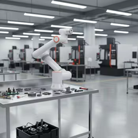 SHENGXIN Brazo Robótico Industrial de 6 Ejes FR5, Robot Barista |   Alcance de 922 mm, Carga Útil de 5 kg |   Control de Motor PLC con Capacidad de 70-80/min