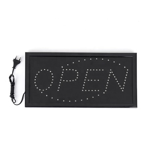 Custom Size OPEN LED <b>Sign</b> LED Business Advertising <b>Sign</b> for Barbershop Fast Food Retail Store Front Window Display - Product Image 3