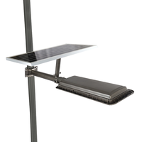 Lampe solaire de rue JD 1000W SMD 5054 haute puissance 40A avec batterie, en aluminium, à LED séparée, pour éclairage public