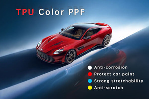 Películas de coche de TPU antiarañazos originales del fabricante de EE. UU. Pintura protectora UV autocurativa amarilla Textura Cuerpo <span class=keywords><strong>Pelicula</strong></span> De Coches - Product Image 5