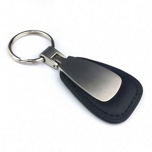 Personalized Laser Engraving Logo Embroidered Faux Pu <b>Leather</b> <b>Key</b> <b>Chains</b> Holder Ring Custom Car Keychain - Product Image 4