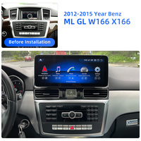 Navigation GPS pour Mercedes Benz GL/ML W166 X166 W164 X164 ML350 ML550 avec Android Auto Bluetooth Stéréo Radio Autoradio WIFI CarPlay