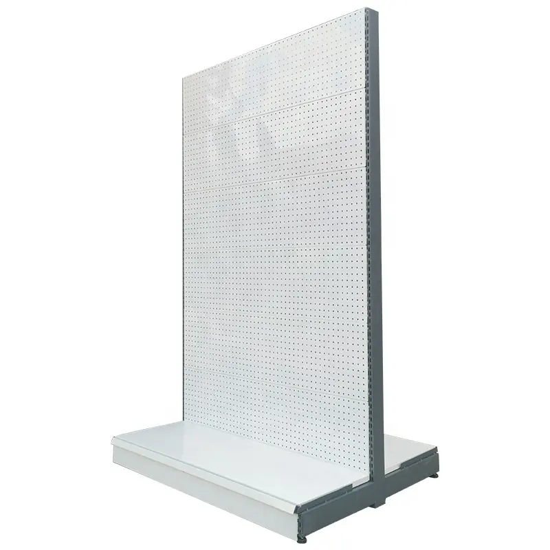 Guichang Light duty shelves white and metal combination shelves for supermarket grocery shop