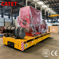 Chariot électrique sans rail à batterie lithium 27 tonnes, système de sécurité complet pour le transfert de pièces industrielles lourdes