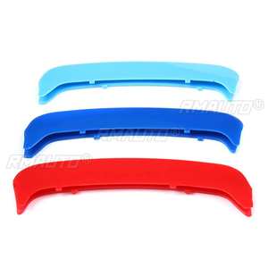 Rejilla delantera de 11 barras para coche, estilo riñón, cubiertas de rejilla de moda, 11 varillas, pegatina 3D para BMW Serie 3 E36 1996-1998 - Product Image 2