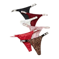 Culottes personnalisées pour femmes, sous-vêtements sexy, string diamant respirant, G-string en strass, slips de luxe brillants, lingerie 2026