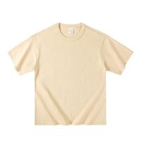 T-shirt unisexe surdimensionné de haute qualité fabriqué par le fabricant, en coton, streetwear, vente en gros, impression personnalisée, t-shirt lourd pour homme