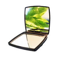 Miroir de maquillage pliable carré Double face Portable Mini miroir cosmétique extérieur Compact petit miroir pliable carré