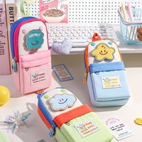 2025 multifonctionnel Mini sac à dos forme crayon sac petites filles Polyester tissu moelleux mignon étui à crayons pochette pour l'école