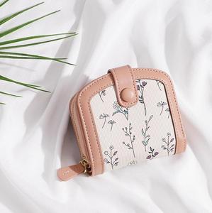 Wholesale Custom Printed Women Coin <b>Purse</b> New Design Cute Card Holder Ultra-Thin Wallet High Quality PU Multi-card Zipper Wallet - Product Image 5