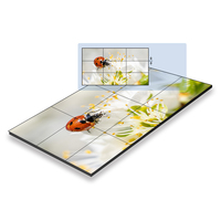 Televisor Inteligente UHD de 46/49/55 Pulgadas con Bisel Ultra Delgado de 1.8 mm, Televisor LED/LCD Flexible de Buena Calidad, Pantalla de Video LCD 3x3