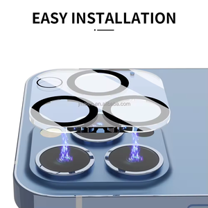 Protector de Lente de Cámara Circular Ultrafino con Impresión de Seda Personalizado de Fábrica, en Oferta, para iPhone 16 15, Resistente a Arañazos y Caídas - Product Image 4