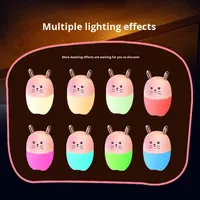 Mini humidificateur ultrasonique anti-sécheresse, diffuseur d'aromathérapie, matériau plastique, lumière LED RGB, prise USB, humidistat 1 an