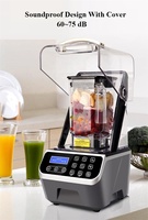 Professionele Fruitsmoothie Maker Blender 1500Ml Smoothies Cup Multifunctionele Molen Met Deksel Commerciële Voedselblender