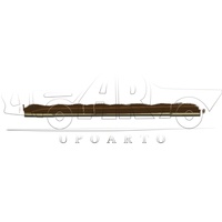 Haosheng Nouveauté Extensions de bas de caisse Noir brillant 2 sections pour Renault Trafic Deuxième restylage LWB 2021+