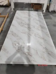 High Glossy Flexible Wall Decorative UV Board Uv Pvc Marble Sheet Uv Marble Panel Pvc Marble Sheet