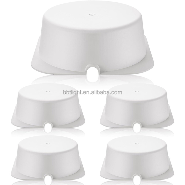Black Fireproof and Energy-Saving Embedded Lampshade Protective Cover for Attic Lighting Accessories