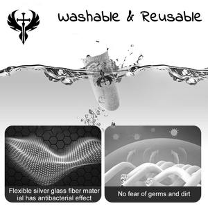 Du bout des doigts en tissu argenté, absorbant la sueur et antidérapant, empêche les contacts accidentels, un must pour les jeux mobiles e-sports - Product Image 5