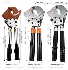 Cortador de Cables de Trinquete de Grado Industrial <span class=keywords><strong>XC</strong></span> J52, Doble Palanca Ahorradora de Esfuerzo, Compatible con OEM/ODM - Product Image 3