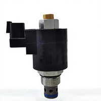 Vanne à cartouche hydraulique à soufflet 2W2P normalement ouverte, actionnée par solénoïde, faible fuite, pour usage industriel, modèle Source Factory ISV10-23
