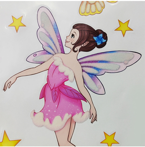 Adesivo da parete floccato personalizzato per la decorazione della stanza dei bambini - Product Image 5
