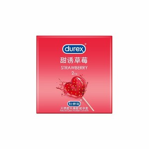 Condones <span class=keywords><strong>Durex</strong></span> Sabor Fresa Dulce, Paquete de 2, para Parejas, Uso Sexual para Adultos, Venta al por Mayor Meituan - Product Image 5