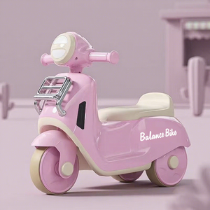 Nouveau style – Trottinette d'équilibre à trois roues en plastique Mulan pour enfants – Conception sans paliers, sans pédales, anti-retournement latéral - Product Image 3