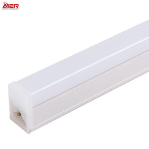 Tube carré en plastique intégré 18W SMD2835 T5 avec interrupteur DIP 3CCT, longueurs 2ft, 3ft, 4ft, pour entrepôt et atelier - Product Image 1