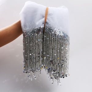 Garnitures à franges de paillettes enveloppées de tulle de style <span class=keywords><strong>africain</strong></span>: infusez les tenues culturelles avec de l'étincelle sur le plancher de danse - Product Image 5