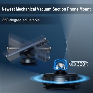 360 support de téléphone magnétique sous vide réglable mains libres ventouse magnétique support de téléphone supports de téléphone pour votre tableau de bord de voiture - Product Image 6
