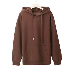 Sudadera con Capucha Unisex de 320g, 100% Algodón, para Otoño, Color Sólido, Cuello Redondo, Corte Holgado, Anti-Pilling, con Logotipo Personalizable Impreso, Tallas M-5XL - Product Image 3