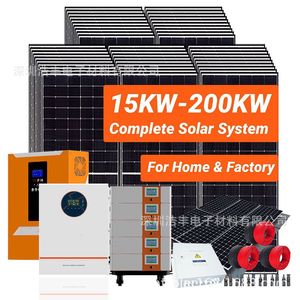 ระบบพลังงานแสงอาทิตย์ 30KW-50KW แบบออฟกริด ไฮบริด พร้อมแบตเตอรี่ลิเธียมไอออนเชิงพาณิชย์ - Product Image 5