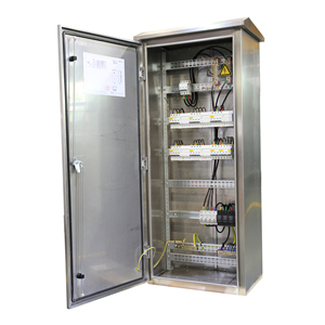 316 304 in acciaio inossidabile IP54 pannello di distribuzione trifase pannello pannello <span class=keywords><strong>elettrico</strong></span> a conversione automatica a doppia potenza - Product Image 1