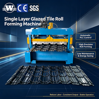 Machine de formage de tuiles à simple couche certifiée CE avec rouleaux de précision pour panneaux de toiture ondulés